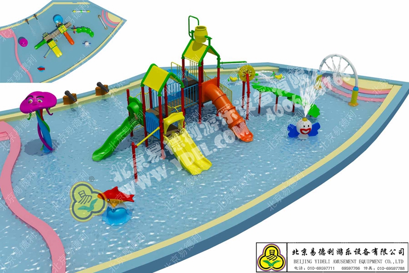 室內(nèi)水上樂(lè)園游樂(lè)場(chǎng)滑梯三